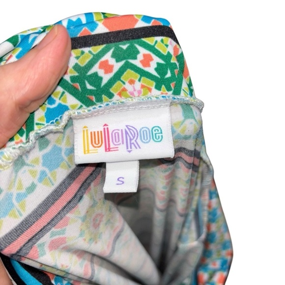 Lularoe Women's S Small Maxi Skirt Elastic Waist Band Boho Batik Print Stretchy - Picture 5 of 5